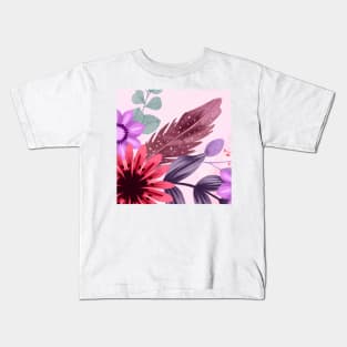 Premium Floral Art Kids T-Shirt